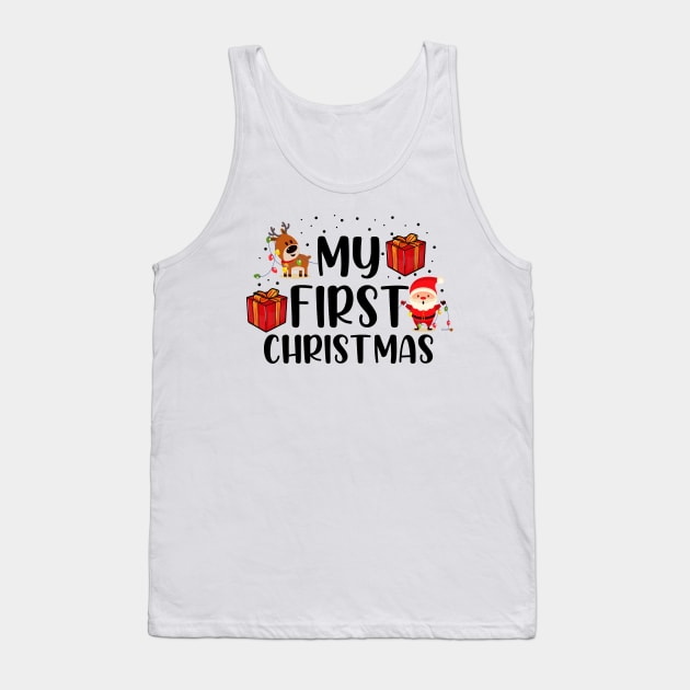 My First Christmas Sweater Tank Top by KsuAnn